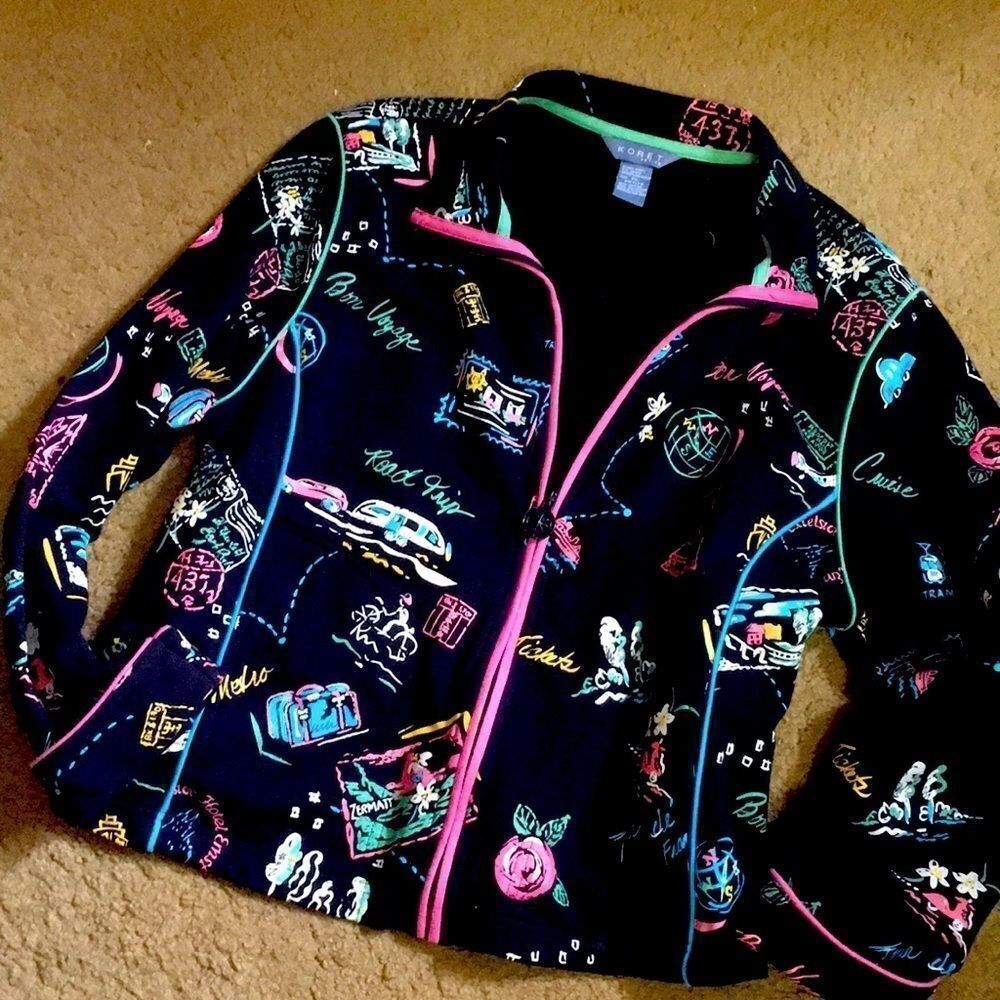 Vintage Koret Black Vacation Jacket L